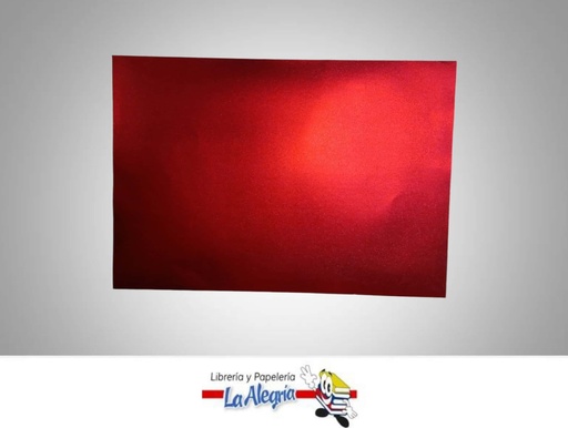 [CMCJX033] CARTULINA MICRO CRISTAL 50X70 ROJO INTENSO MARCA S/M
