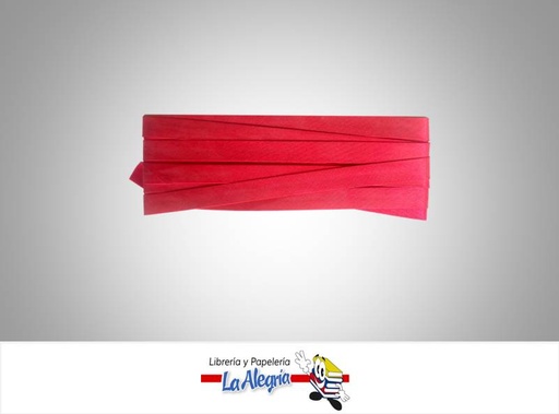 [CN12MM051] CINTA SESGO RASO 12MM ROJO XMETRO MARCA S/M   