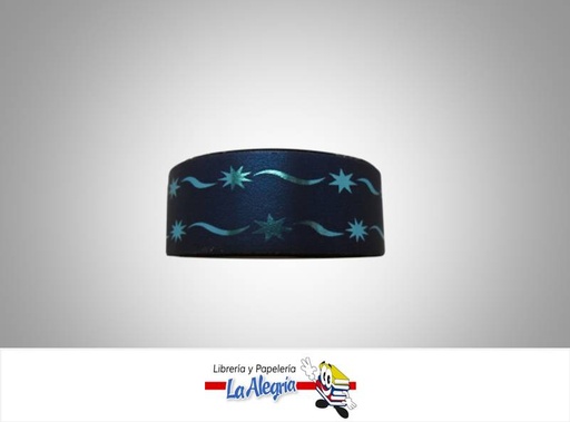 [CN20MM05] CINTA NAVIDAD 20MM AZUL/ESTRELLA XMT MARCA BOLIS   
