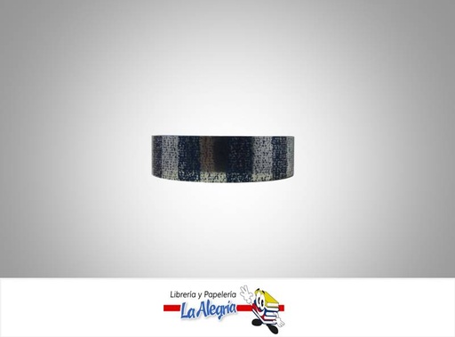[CN20MM06] CINTA NAVIDAD 20MM AZUL/PLATEADO XMT MARCA BOLIS   