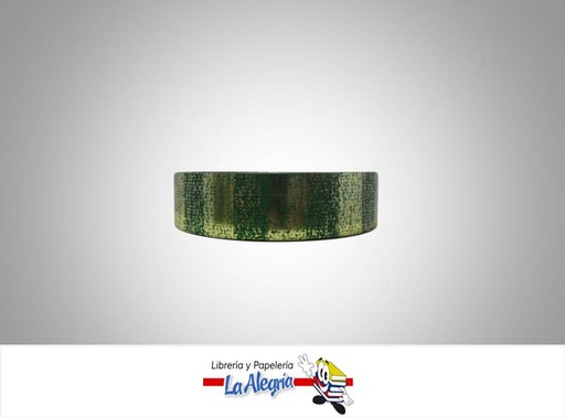[CN20MM075] CINTA NAVIDAD 20MM VERDE NAVIDAD XMETRO MARCA BOLIS   