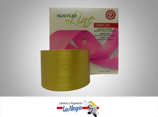 [CN48MM018] CINTA NATUR REFLEX 48MM DORADO XMETRO MARCA BOLIS   