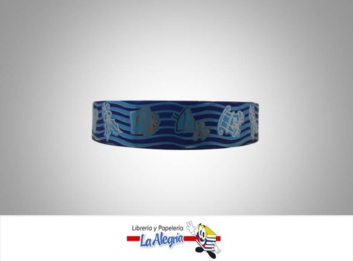 [CNAV023] CINTA NAVIDAD 18MM AZUL REY XMETRO MARCA BOLIS   