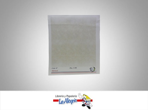 [COD07] TEXTURA P/MAQUETA MARMOL ESC 1:50 UND MARCA DISEÑOS EN BLANCO   