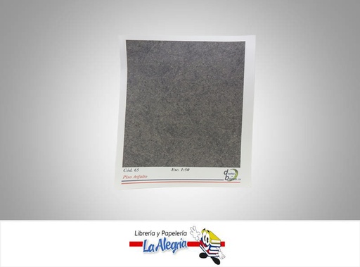 [COD65] TEXTURA P/MAQUET PIS ASFALTO ESC 1:50 UN MARCA DISEÑOS EN BLANCO   
