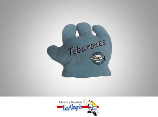 [COJIN2] COJIN BEISBOL MANO TIBURONES AZUL MARCA S/M   