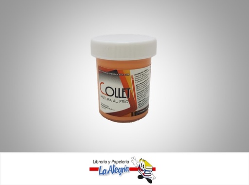 [COLLET008] PINTURA AL FRIO 65G NARANJA SUAVE MARCA COLLET   