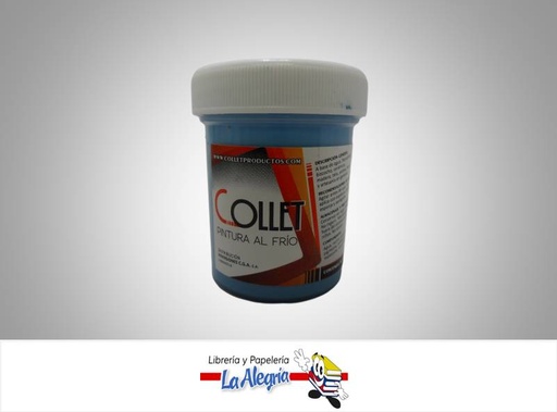 [COLLET028] PINTURA AL FRIO 65GR TURQUESA MARCA COLLET   