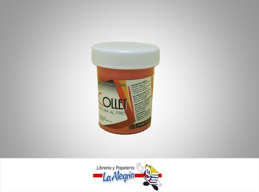 [COLLET035] PINTURA AL FRIO COLLET ROJO CORAL 65GR MARCA COLLET   