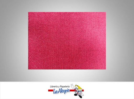[CORRUGES003] CARTON CORRUGADO ESCARCHADO 50X70 ROJO