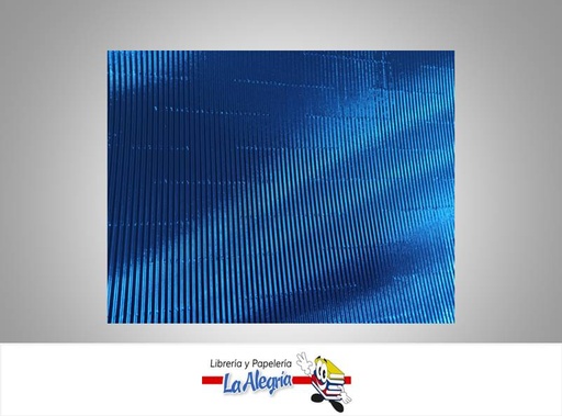 [CORRUM009] CARTON CORRUGADO METALICO 50X70 CM AZUL CLARO MARCA S/M