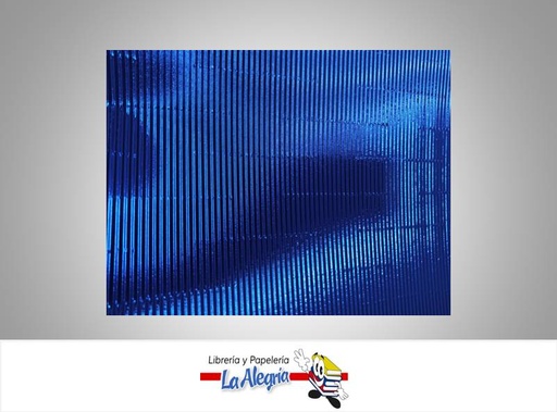 [CORRUM013] CARTON CORRUGADO METALICO 50X70 CM AZUL REY MARCA S/M