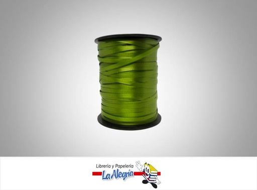 [CP0002079] CINTA PASTELERA 5MM VERDE PISTACHO XMETR MARCA BOLIS   