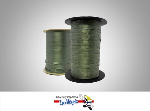 [CP0002166] CINTA PASTELERA 5MM VERDE MILITAR XMETRO MARCA S/M   