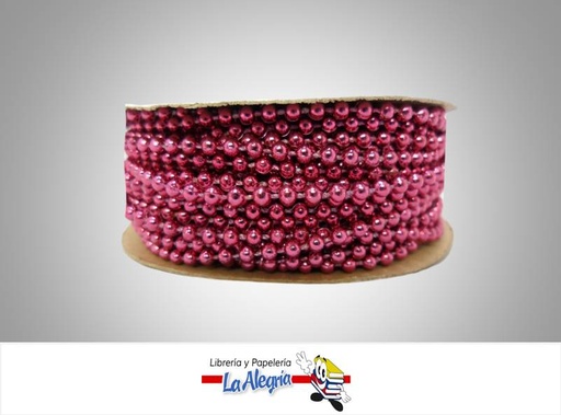 [CPE03MM026] CINTA PERLA 03MM FUCSIA PASTEL XMETRO MARCA S/M   