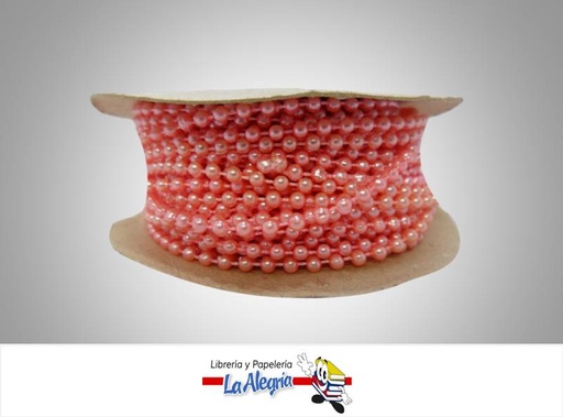 [CPE03MM029] CINTA PERLA 03MM GUAYABA XMETRO MARCA S/M   