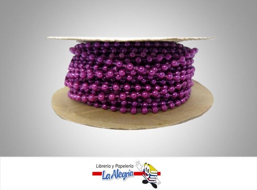[CPE03MM038] CINTA PERLA 03MM MORADO XMETRO MARCA S/M   