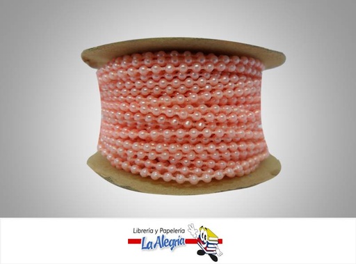 [CPE03MM061] CINTA PERLA 03MM ROSADO XMETRO MARCA S/M   