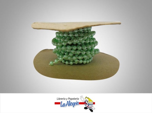 [CPE03MM067] CINTA PERLA 03MM VERDE AGUA XMETRO MARCA S/M   