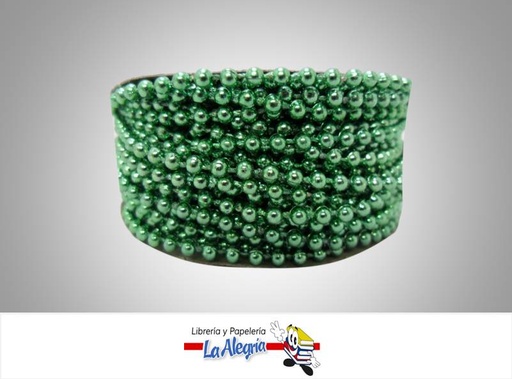 [CPE03MM071] CINTA PERLA 03MM VERDE GRAMA XMETRO MARCA S/M   