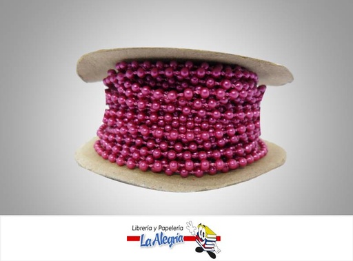 [CPE03MM080] CINTA PERLA 03MM VINOTINTO XMETRO MARCA S/M   