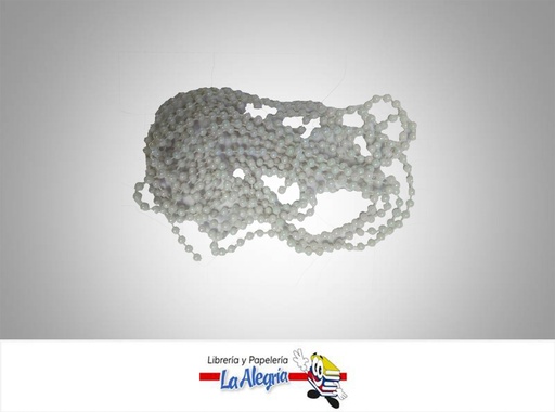 [CPE03MM106] CINTA PERLA 03MM BLANCO TORNASOL XMETRO MARCA S/M   