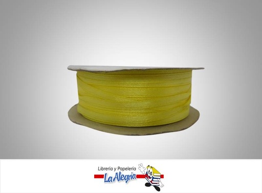 [CR03MM002] CINTA RASO 03MM AMARILLO XMETRO MARCA S/M   