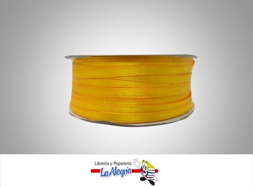 [CR03MM005] CINTA RASO 03MM AMARILLO INTENSO XMETRO MARCA S/M   