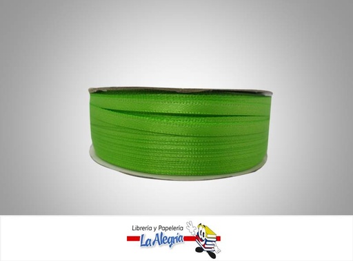 [CR03MM073] CINTA RASO 03MM VERDE MANZANA XMETRO MARCA S/M   