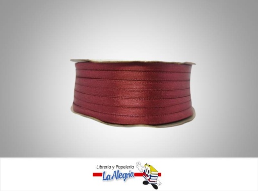 [CR03MM080] CINTA RASO 03MM VINOTINTO XMETRO MARCA S/M   
