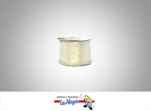 [CR06MM016] CINTA RASO 06MM BLANCO XMETRO MARCA S/M   