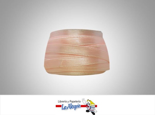 [CR06MM064] CINTA RASO 06MM SALMON CLARO XMETRO MARCA S/M   