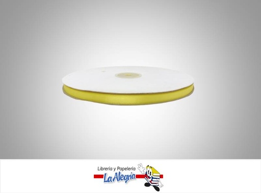 [CR07MM002] CINTA RASO 07MM AMARILLO XMETRO MARCA S/M   