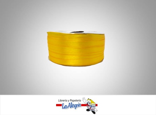 [CR07MM003] CINTA RASO 07MM AMARILLO ARA XMETRO MARCA S/M   