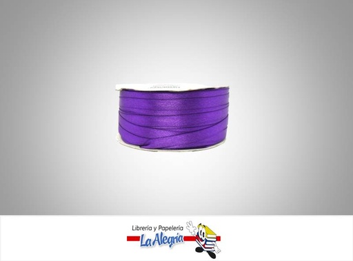 [CR07MM038] CINTA RASO 07MM MORADO XMETRO MARCA S/M   