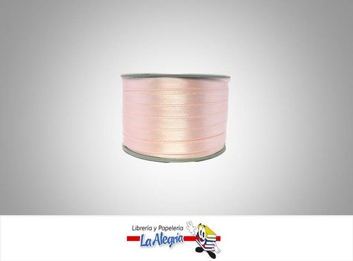[CR07MM062] CINTA RASO 07MM ROSADO CLARO XMETRO MARCA S/M   