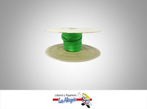 [CR07MM068] CINTA RASO 07MM VERDE CLARO X METRO MARCA S/M