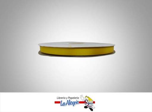 [CR09MM002] CINTA RASO 09MM AMARILLO XMETRO MARCA S/M   