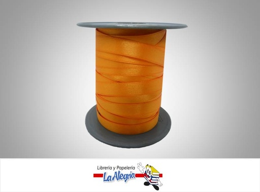 [CR09MM042] CINTA RASO 09MM NARANJA XMETRO MARCA S/M   
