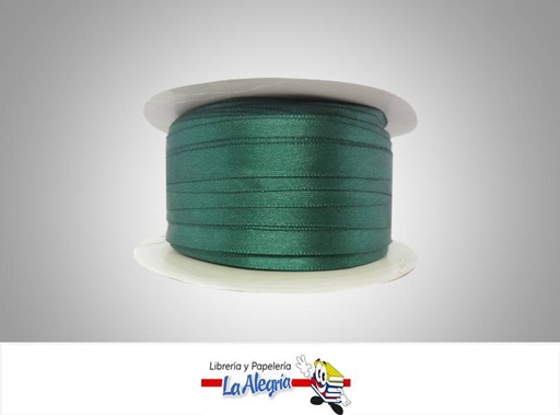 [CR09MM070] CINTA RASO 09MM VERDE ESMERALDA XMETRO MARCA S/M   