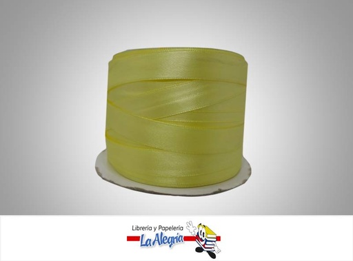 [CR12MM002] CINTA RASO 12MM AMARILLO XMETRO MARCA S/M   