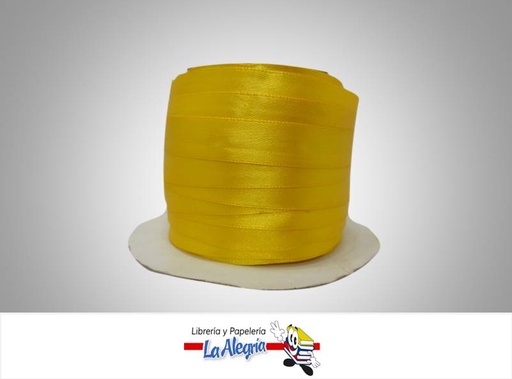 [CR12MM005] CINTA RASO 12MM AMARILLO INTENSO XMETRO MARCA S/M   