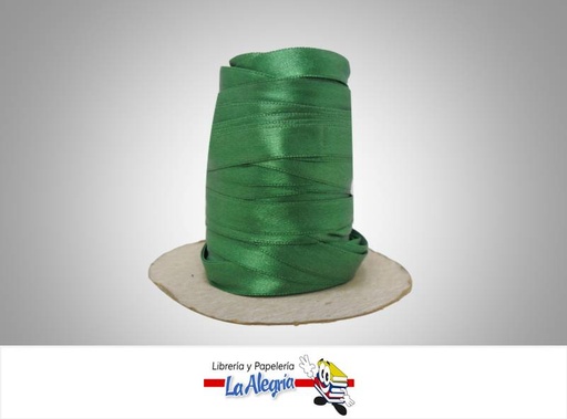 [CR12MM071] CINTA RASO 12MM VERDE GRAMA XMETRO MARCA S/M   