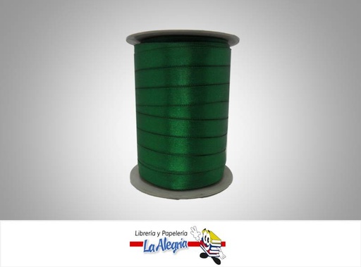 [CR12MM075] CINTA RASO 12MM VERDE NAVIDAD XMETRO MARCA S/M   