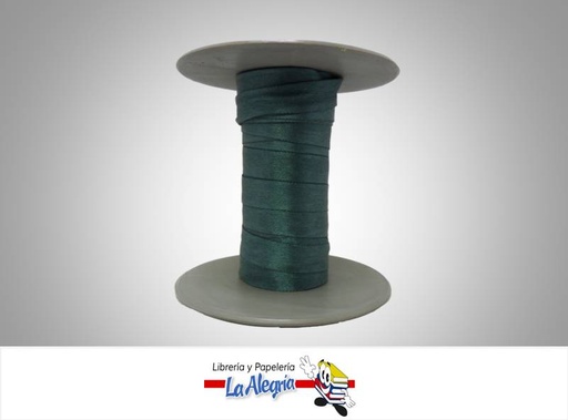 [CR12MM078] CINTA RASO 12MM VERDE OSCURO XMETRO MARCA S/M   