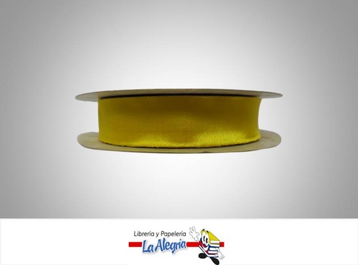 [CR25MM002] CINTA RASO 25MM AMARILLO XMETRO MARCA S/M   