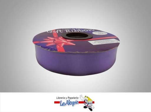 [CR3092040] CINTA DE REGALO 30MM MORADO OSCURO XMT MARCA GIFT RIBBON   