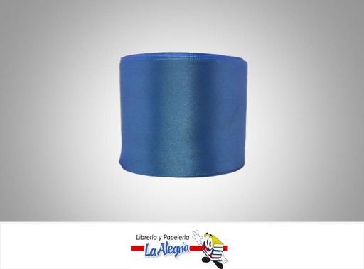 [CR68MM011] CINTA RASO 68MM AZUL MEDIO XMETRO MARCA S/M   
