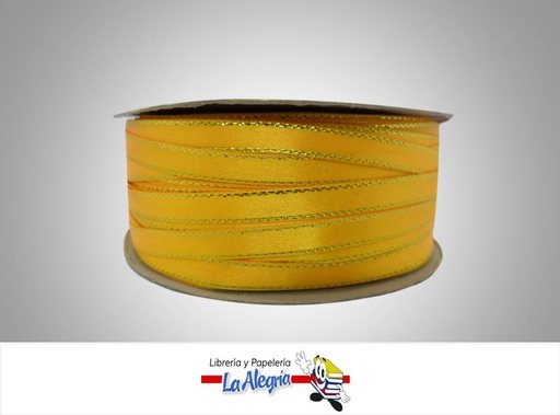 [CRB05MM005] CINTA RASO B/D 05MM AMARILLO ITNS XMETRO MARCA S/M   