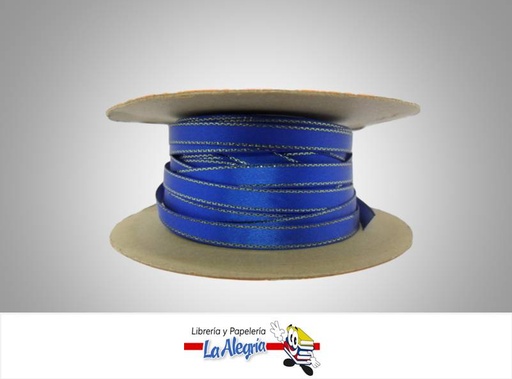 [CRB05MM011] CINTA RASO B/D 05MM AZUL MEDIO XMETRO MARCA S/M   